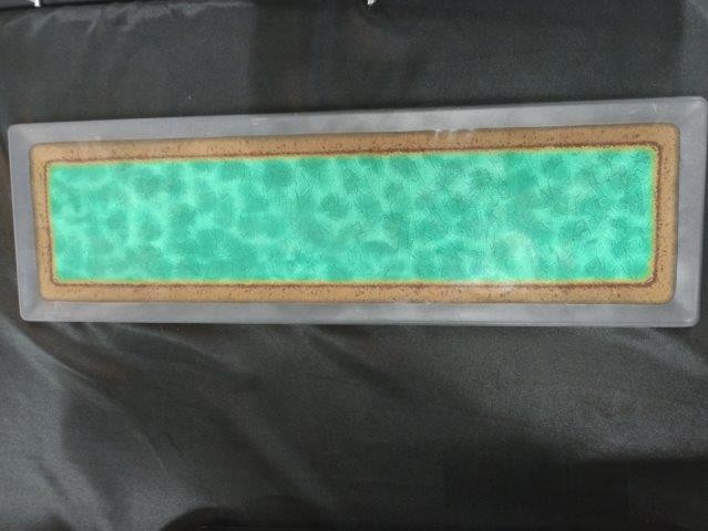 מגש 2/4 מלמין דגם ארבל ירוק 53x16.2cm GN 2/4 Tray